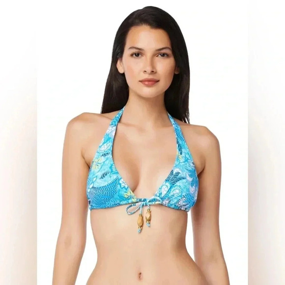 Bleu Rod Beattie Talk Sliding Triangle Bikini Top and Bikini Bottom - Picture 5 of 16